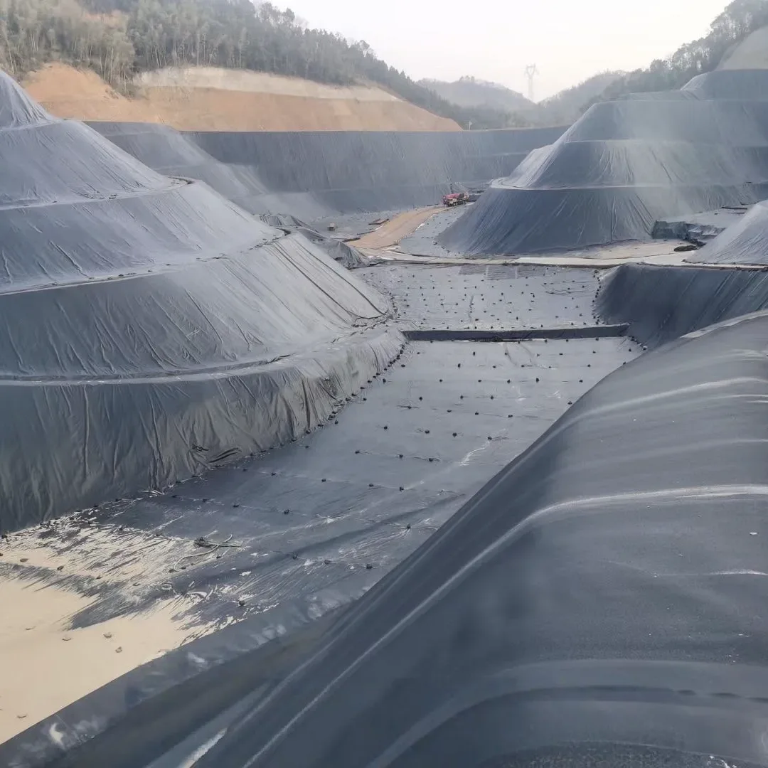 Geomembran zur Eindämmung von Deponieabfällen
